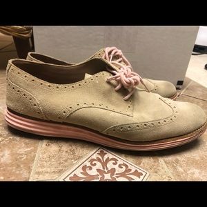 10.5 lunagrand cole hagan pink soles suede upper